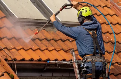 Démoussage et hydrofuge de toiture à Paron